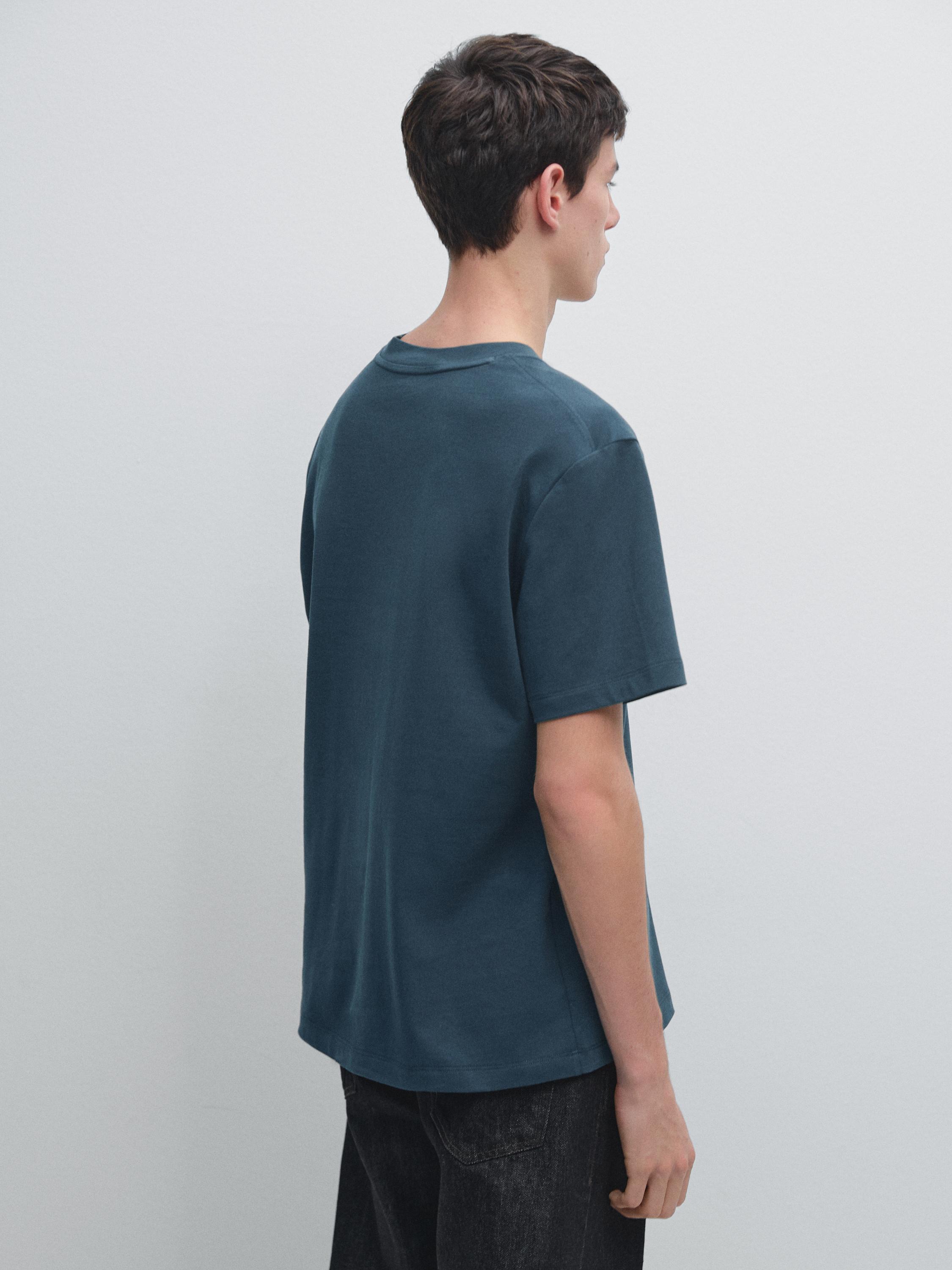 T-shirt à manches courtes en coton mélang